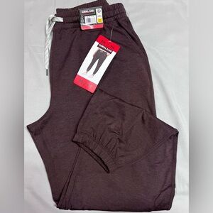 Kirkland Signature Lightweight Brown Joggers Size M
